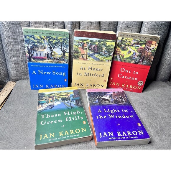 Jan Karon MITFORD YEARS Series PB Book At Home Lot 1-5 New Song Canaan - Picture 5 of 16